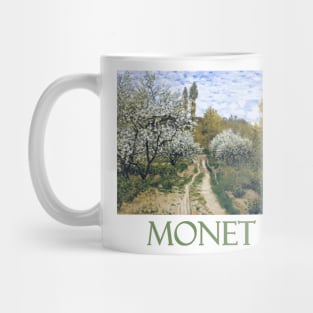 Trees in Bloom (1872) by Claude Monet Mug